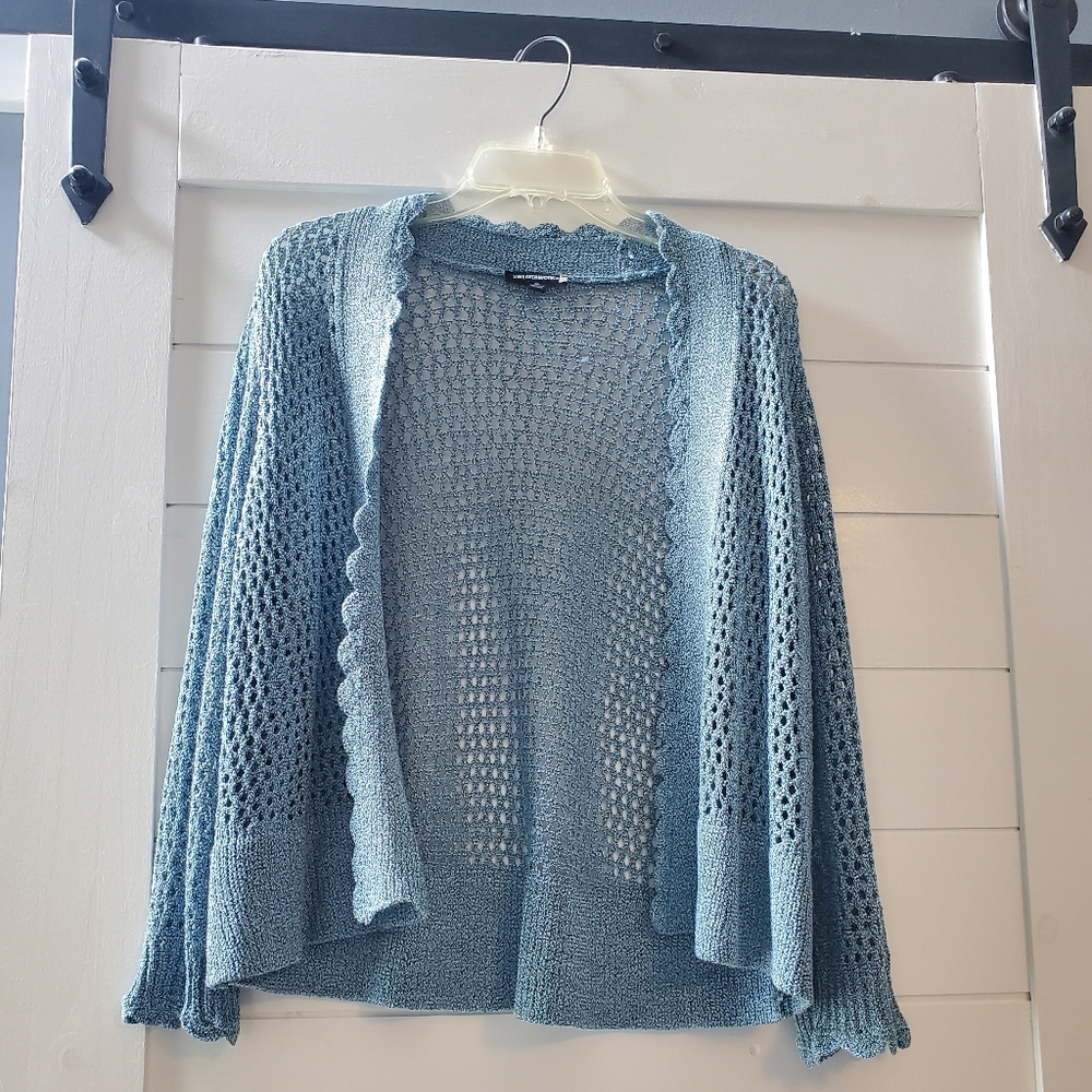 Blue Cardigan Sweater XL